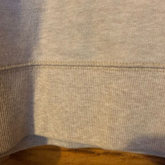 Victoria's Secret PINK Half Zip Heather Beige Tan Pullover Sweatshirt Sm… - Picture 10 of 12